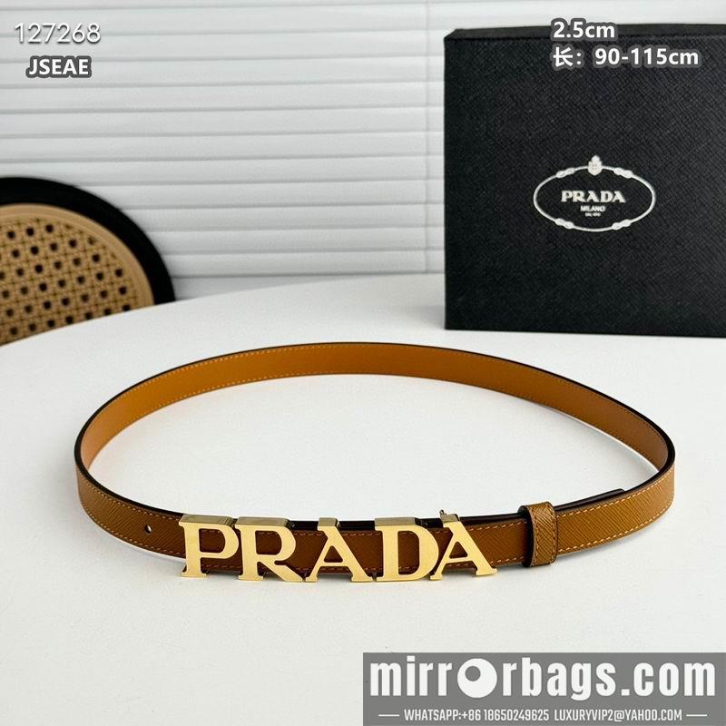 Replica Prada belt 25mmX90-115cm 8L04