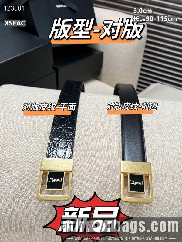 Replica YSL belt 30mm 90-115cm 8L07