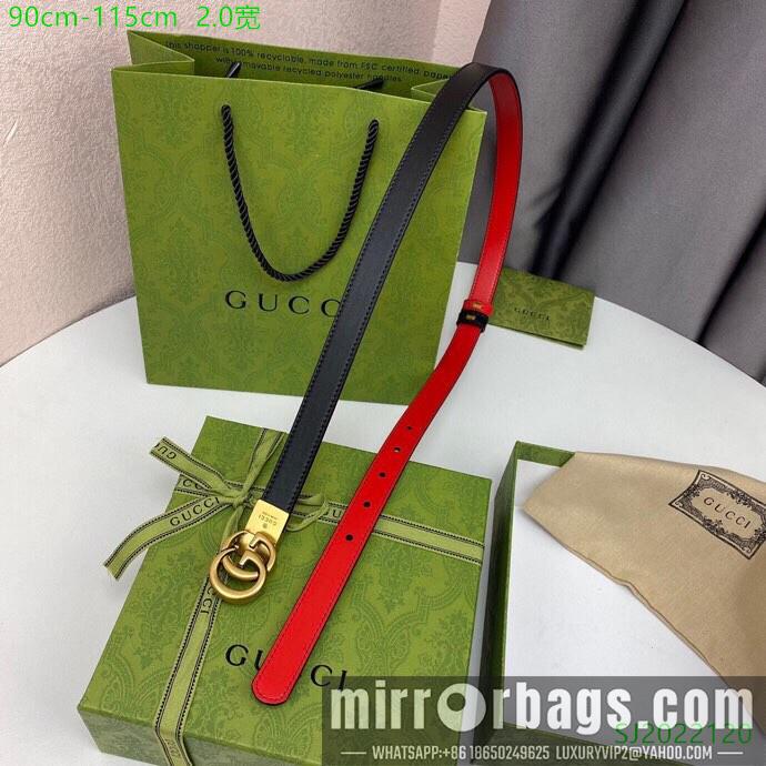 Replica Gucci Belt 20mmX90-115cm 7D04
