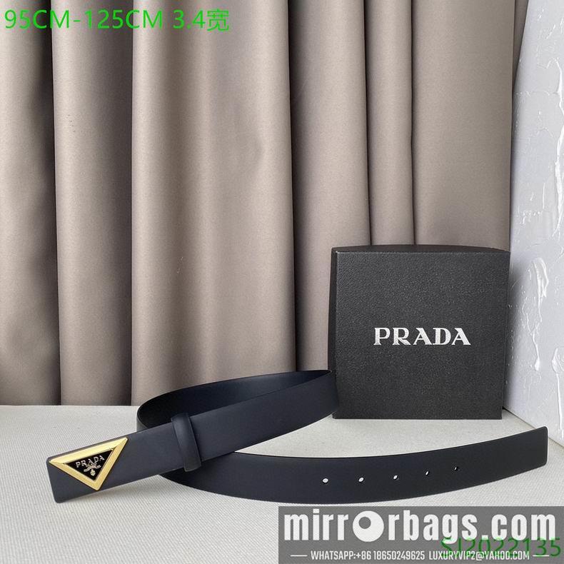 Replica Prada Belt 34mmX95-125cm 7D04