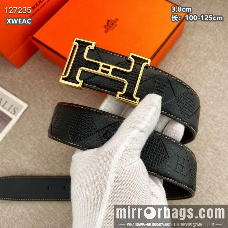 Replica Hermes belt 38mmX100-125cm 8L46