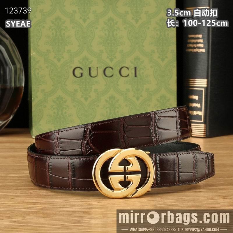 Replica Gucci belt 35mmX100-125cm 8L59