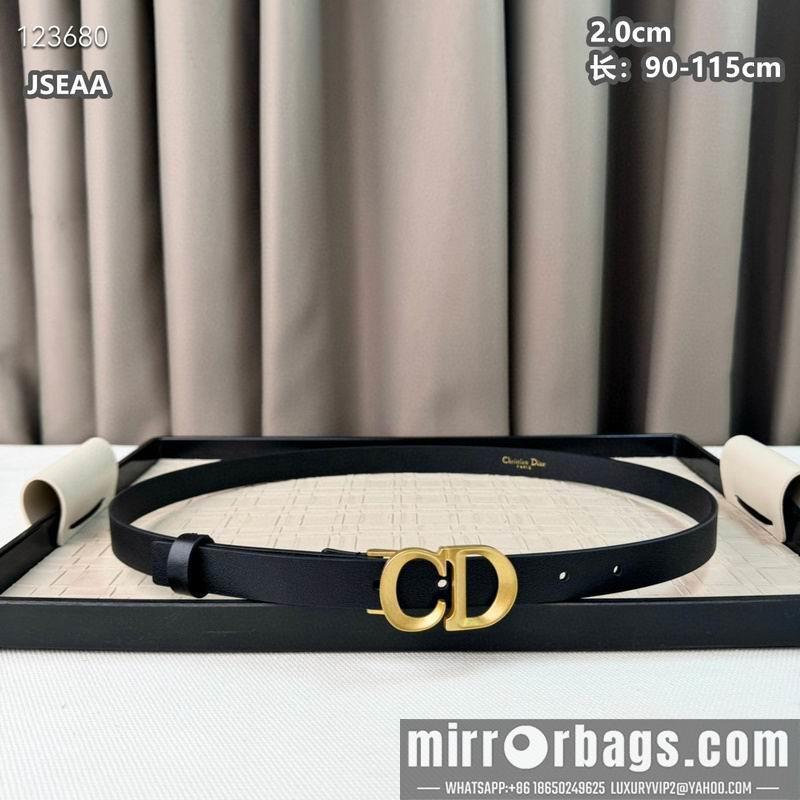 Replica Dior belt 20mmX90-115cm 8L19