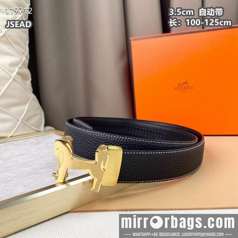 Replica Hermes belt 自动带35mmX100-125cm 8L040801