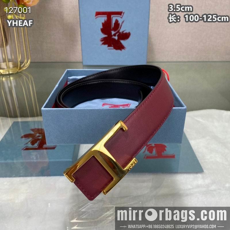 Replica TOD's belt 35mmX100-125cm 8L10