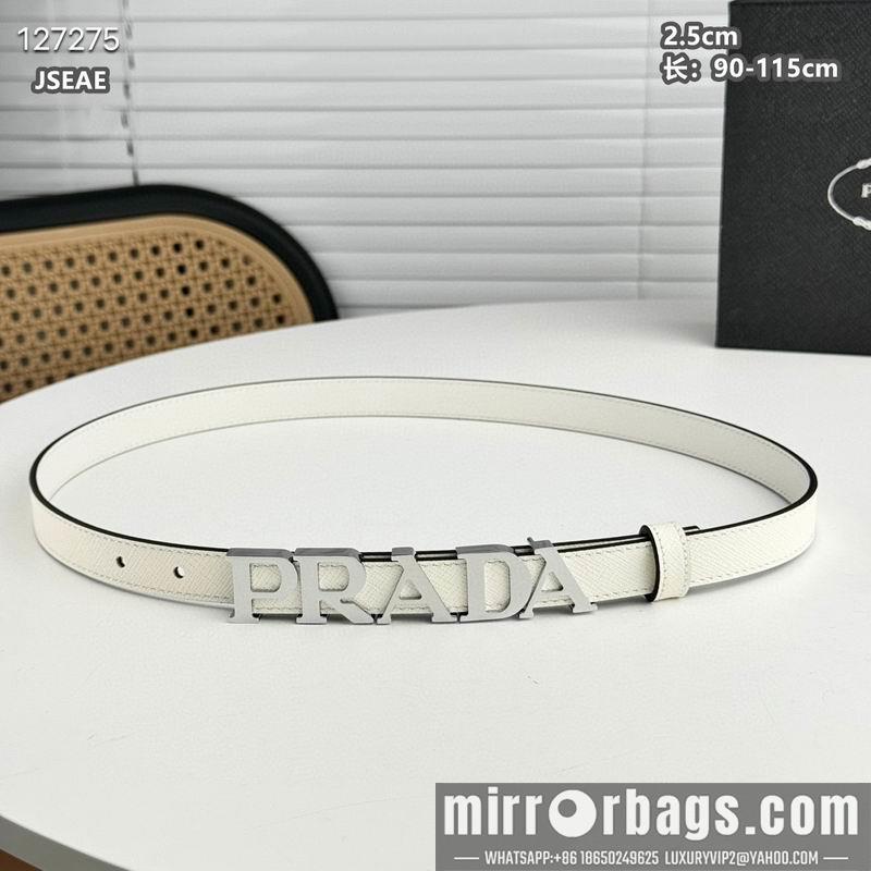 Replica Prada belt 25mmX90-115cm 8L04