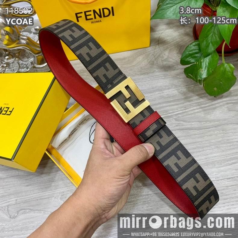 Replica Fendi belt 38mmX100-125cm 8L01