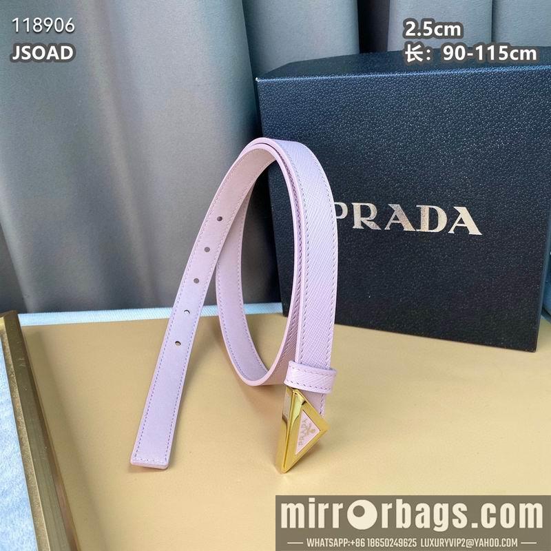 Replica Prada belt 25mmX90-115cm 8L040801