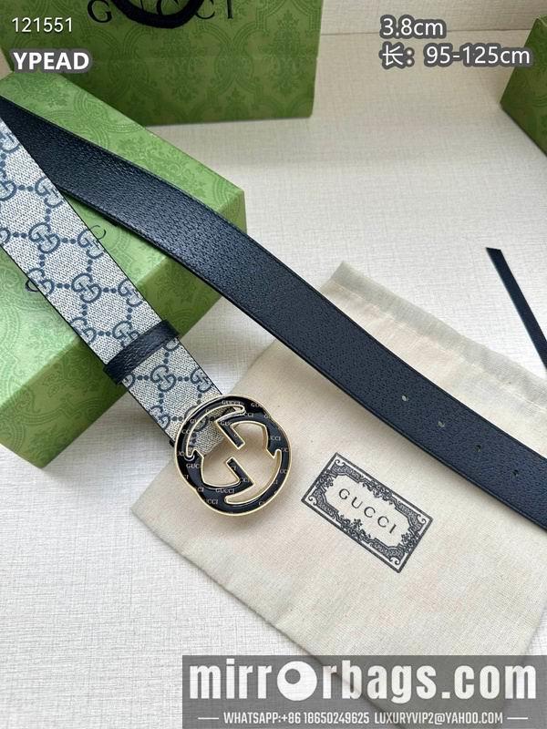 Replica Gucci belt 38mmX95-125cm 8L13