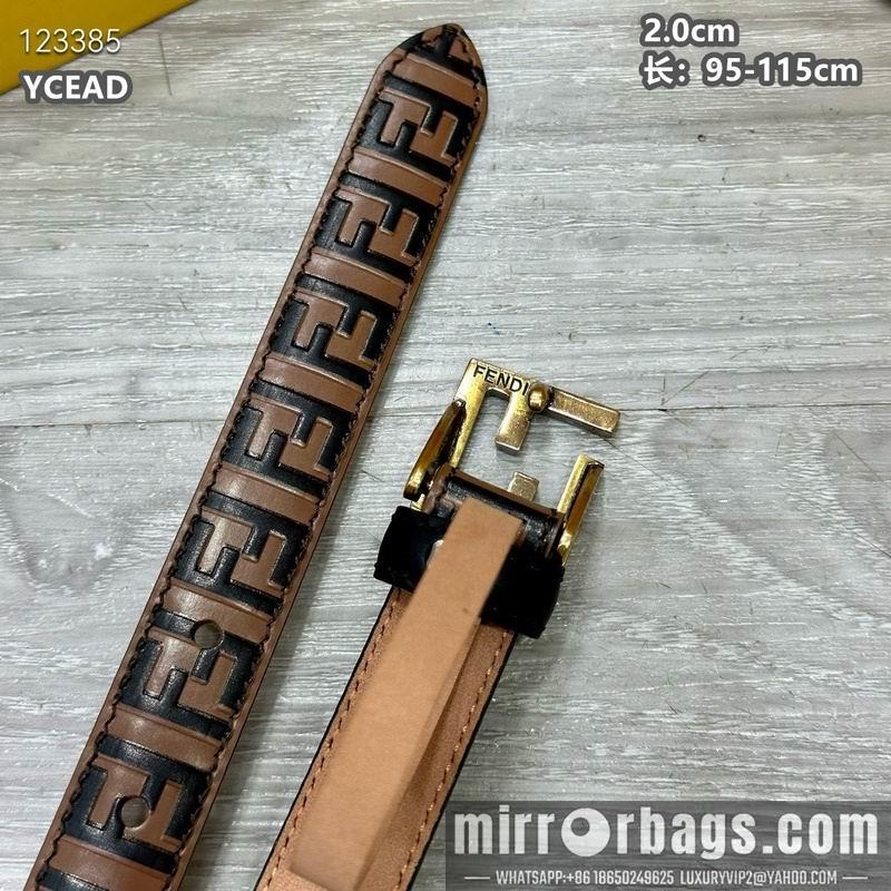 Replica Fendi belt 20mmX95-115cm 8L14