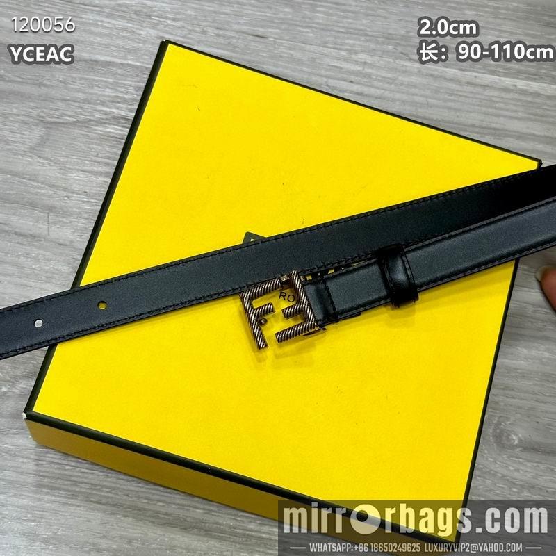 Replica Fendi belt 20mmX90-110cm 8L12