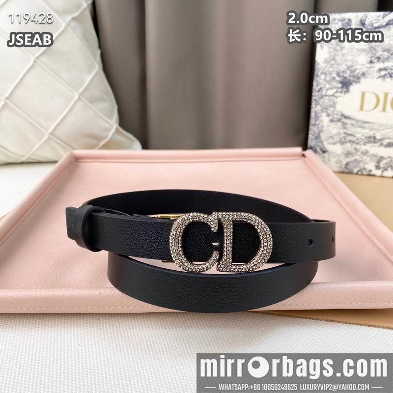 Replica Dior belt 20mmX90-115cm 8L040801