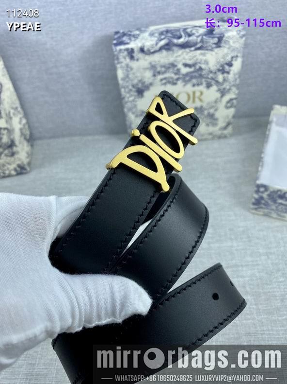 Replica Dior belt 30mmX95-115cm 8L09