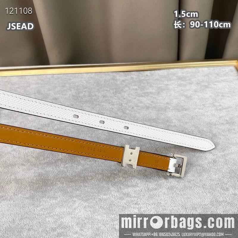 Replica Hermes belt 15mmX90-110cm 8L01