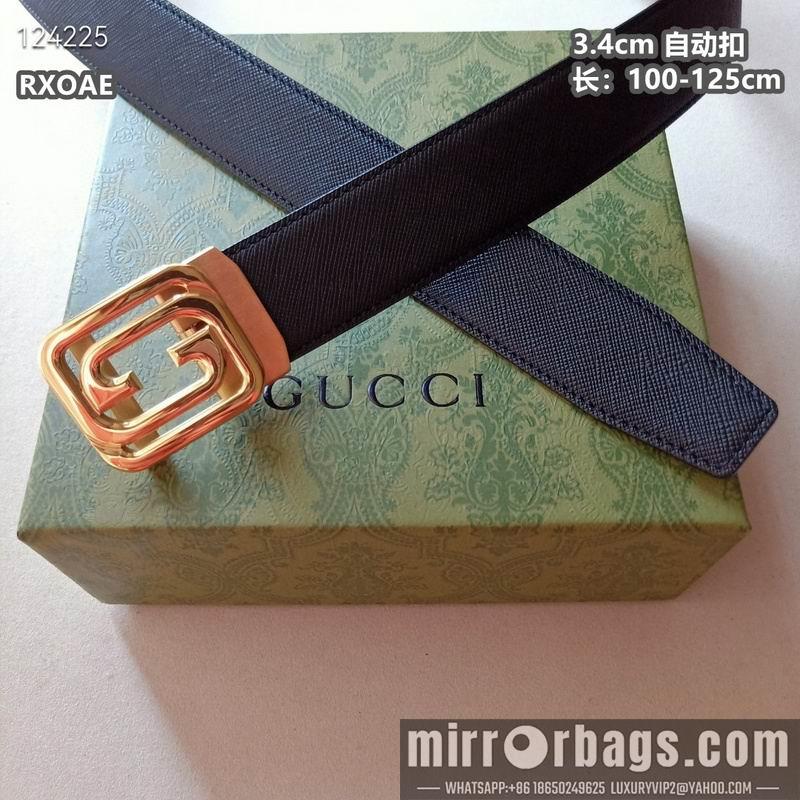 Replica Gucci belt 34mmX100-125cm 8L21