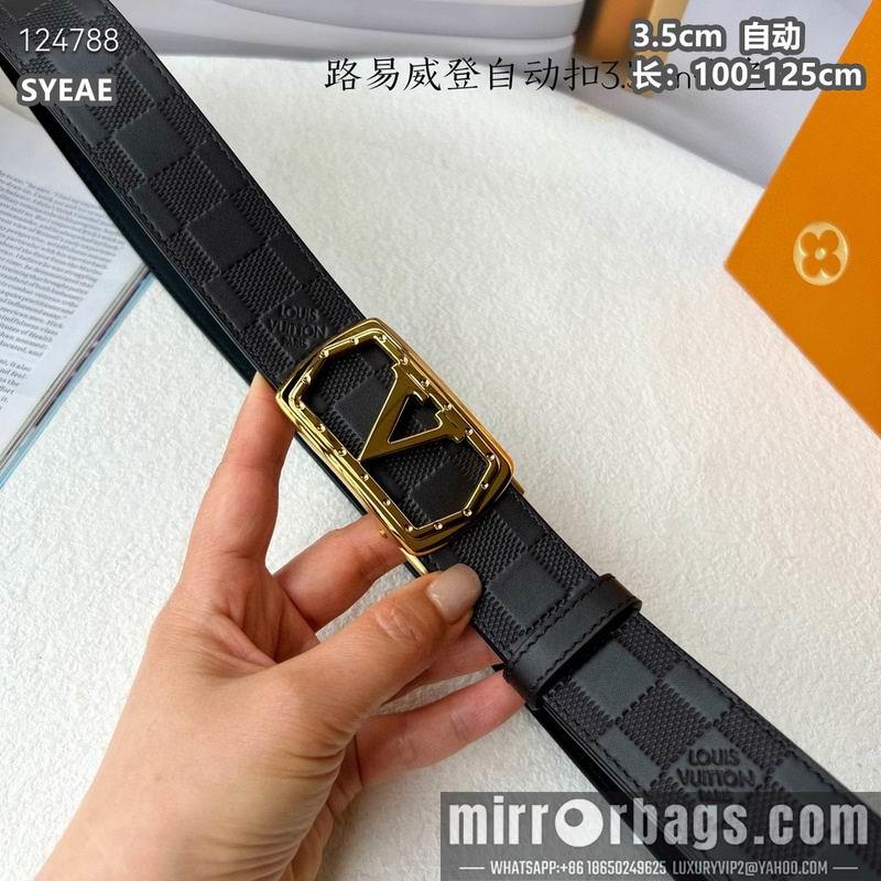 Replica LV belt 35mmX100-125cm 8L38