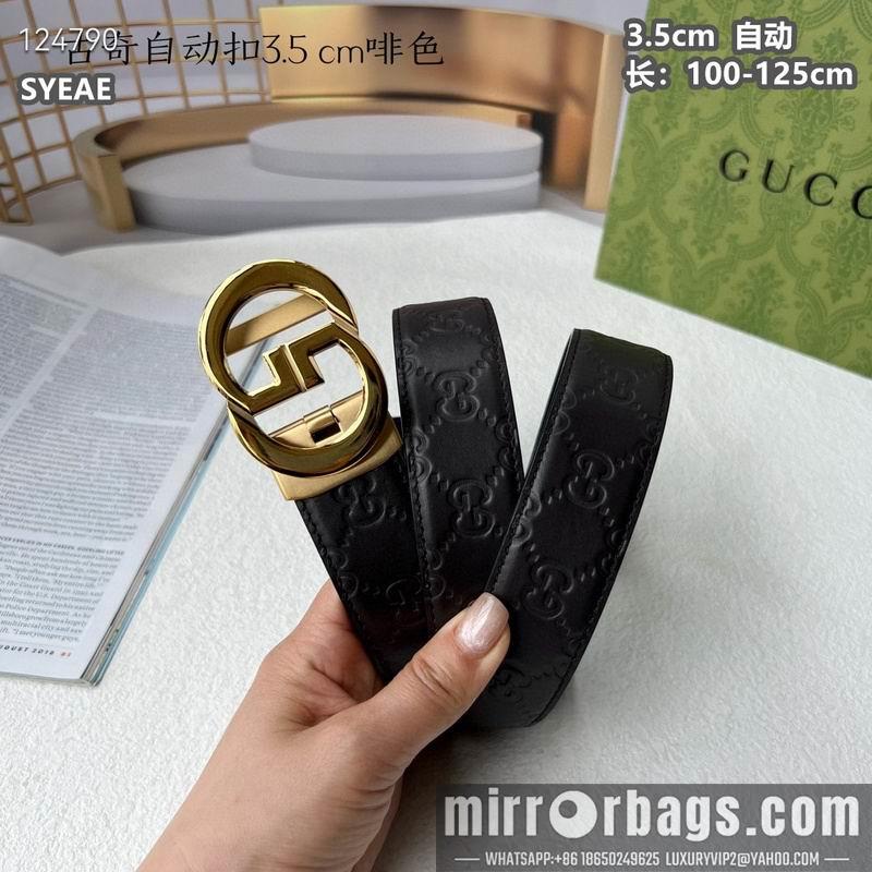 Replica Gucci belt 35mmX100-125cm 8L18
