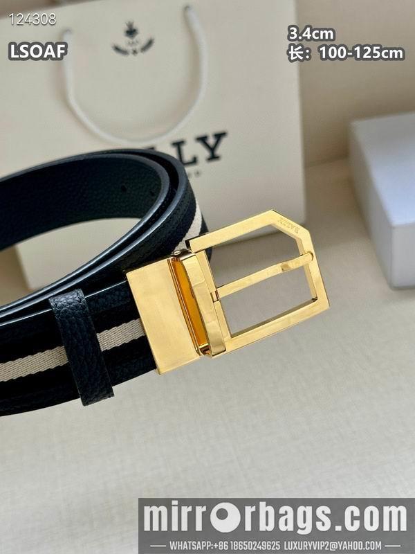 Replica Bally belt 34mmX100-125cm 8L08
