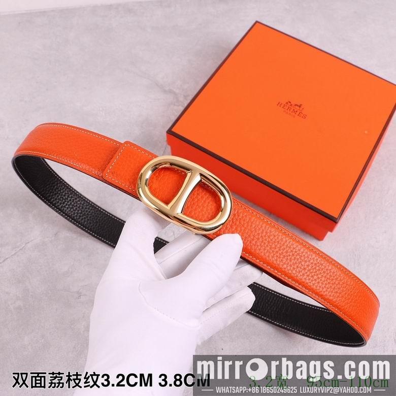 Replica Hermes Belt 32mmX95-110cm 7D24