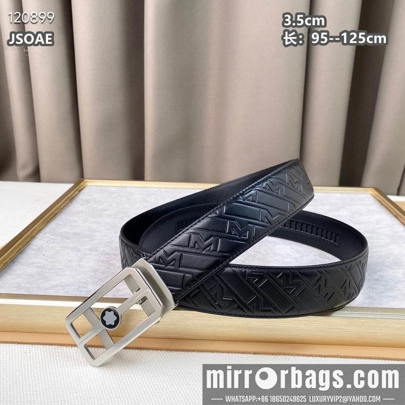 Replica Montblanc belt 自动带 35mmX95-125cm 8L072004