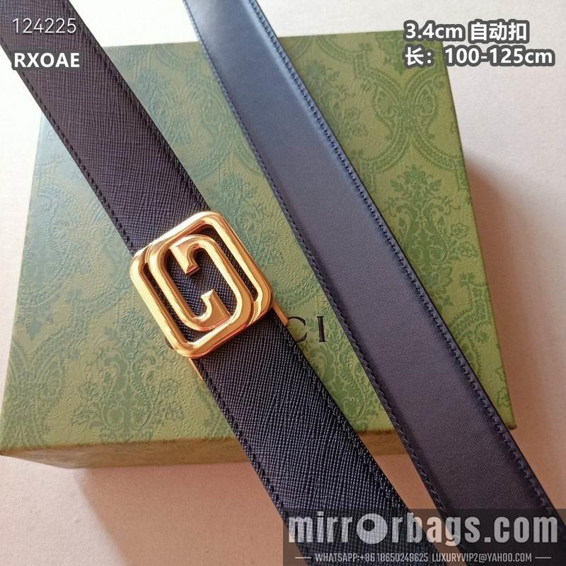 Replica Gucci belt 34mmX100-125cm 8L21