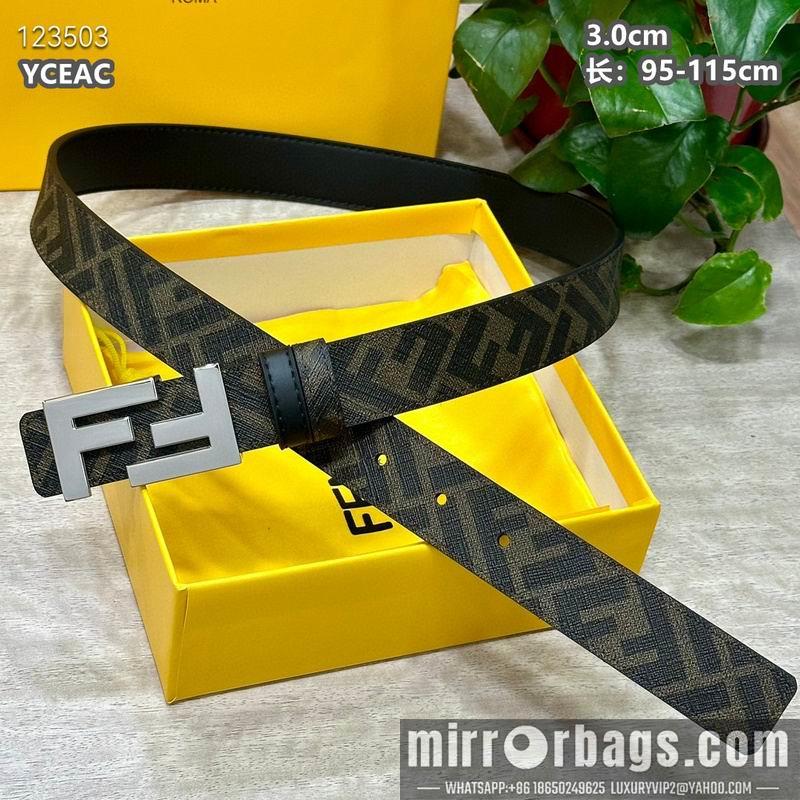 Replica Fendi belt 30mmX95-115cm 8L20