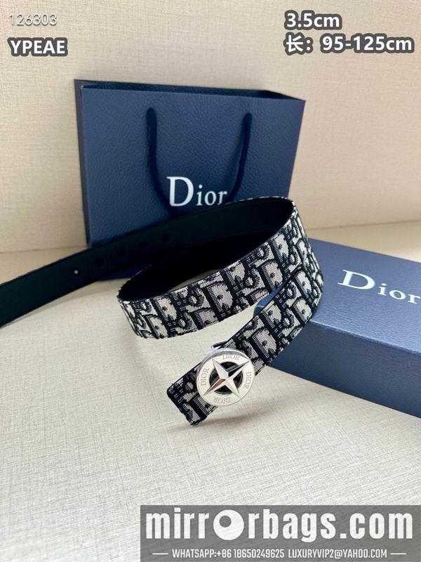 Replica Dior belt 35mmX95-125cm 8L17