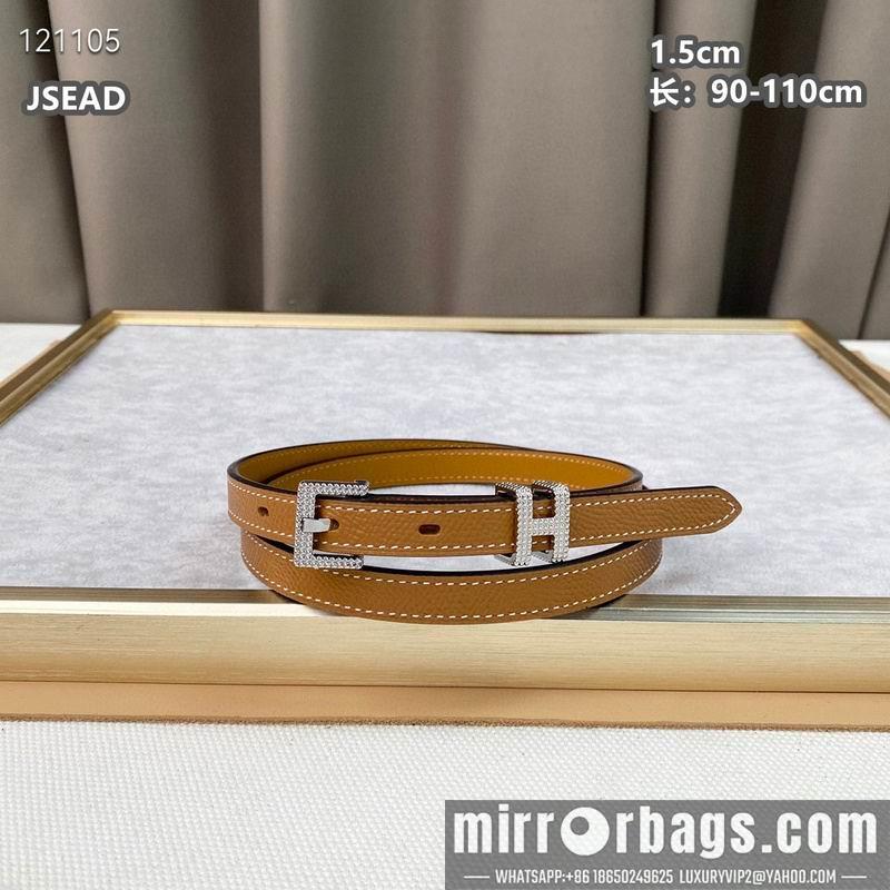 Replica Hermes belt 15mmX90-110cm 8L01