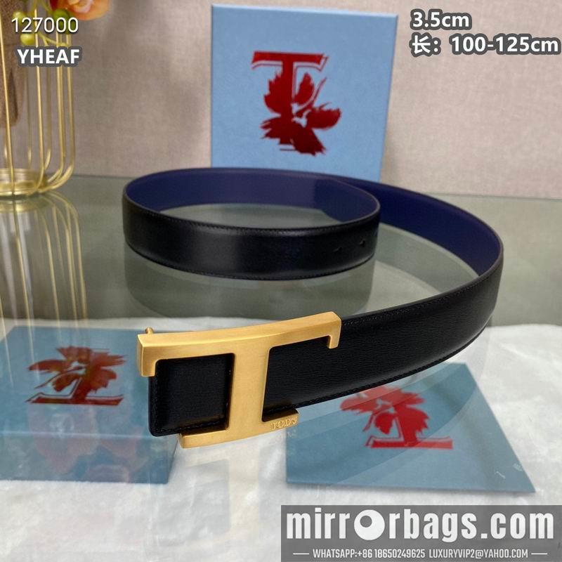Replica TOD's belt 35mmX100-125cm 8L10