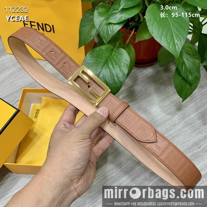 Replica Fendi Belt 30mmX95-115cm 8L09
