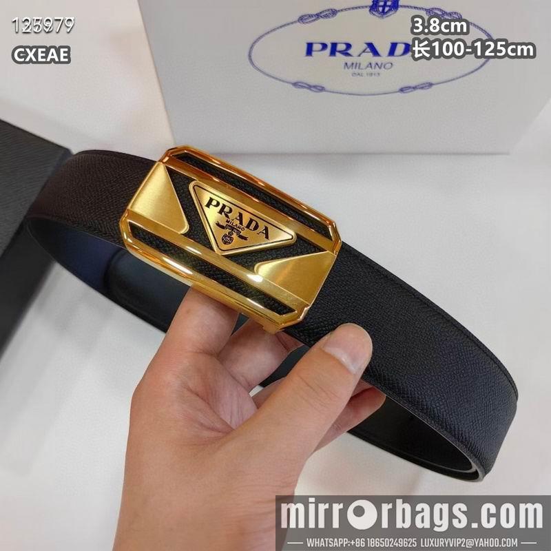 Replica Prada belt 38mmX100-125cm 8L02