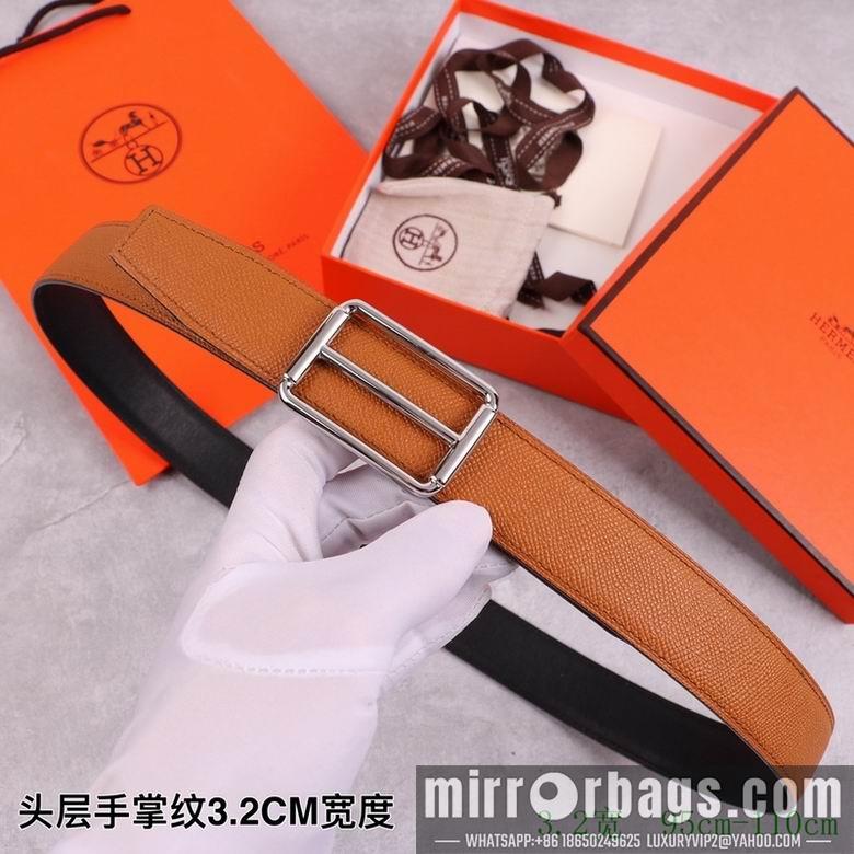 Replica Hermes Belt 32mmX95-110cm 7D24