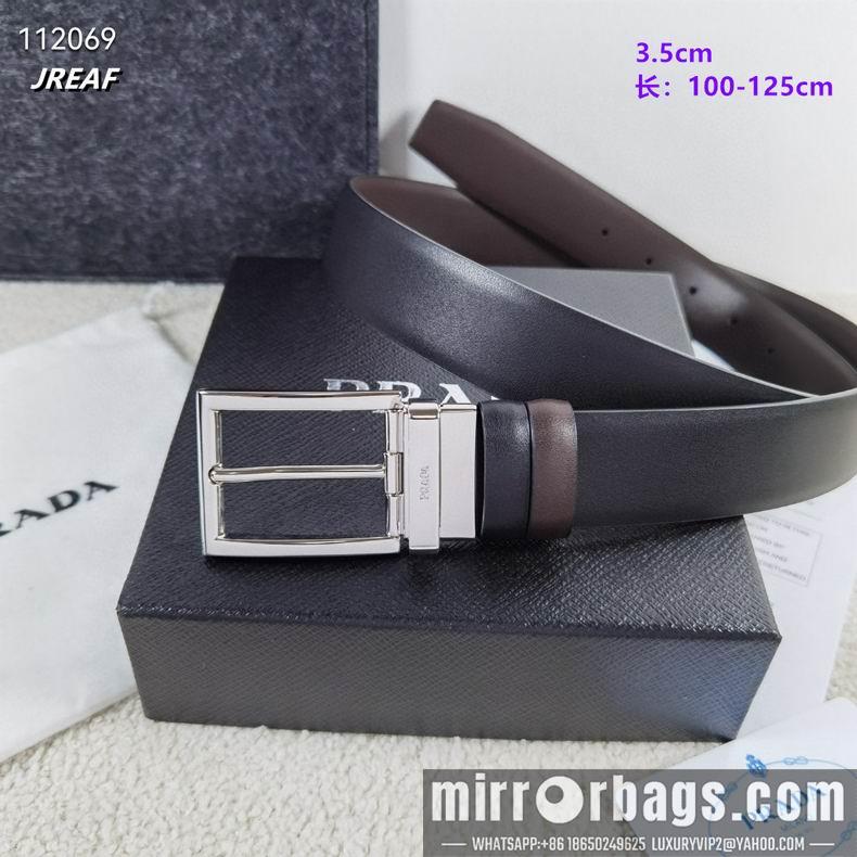 Replica Prada belt 35mmX100-125cm 8L06
