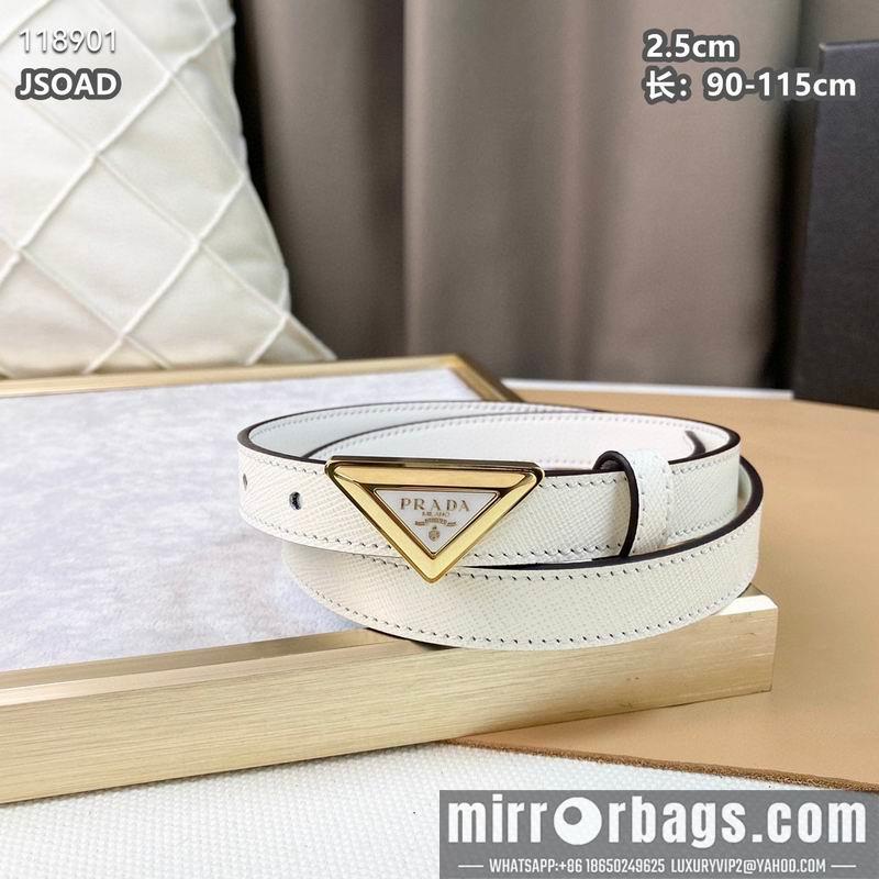 Replica Prada belt 25mmX90-115cm 8L040801
