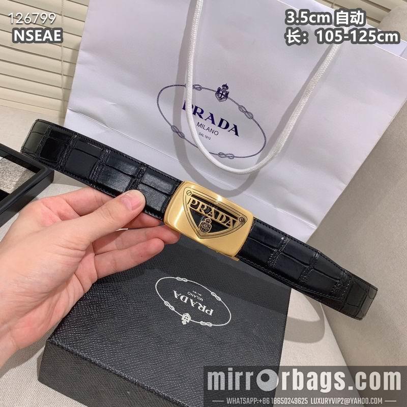 Replica Prada belt 35mmX105-125cm 8L62