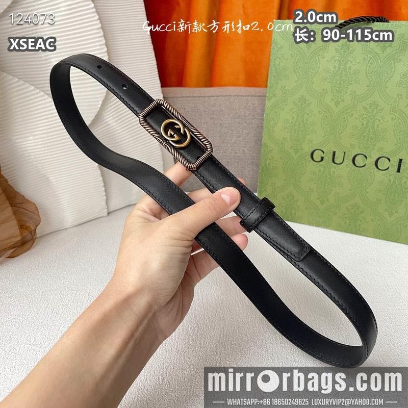 Replica Gucci belt 20mmX90-115cm 8L20