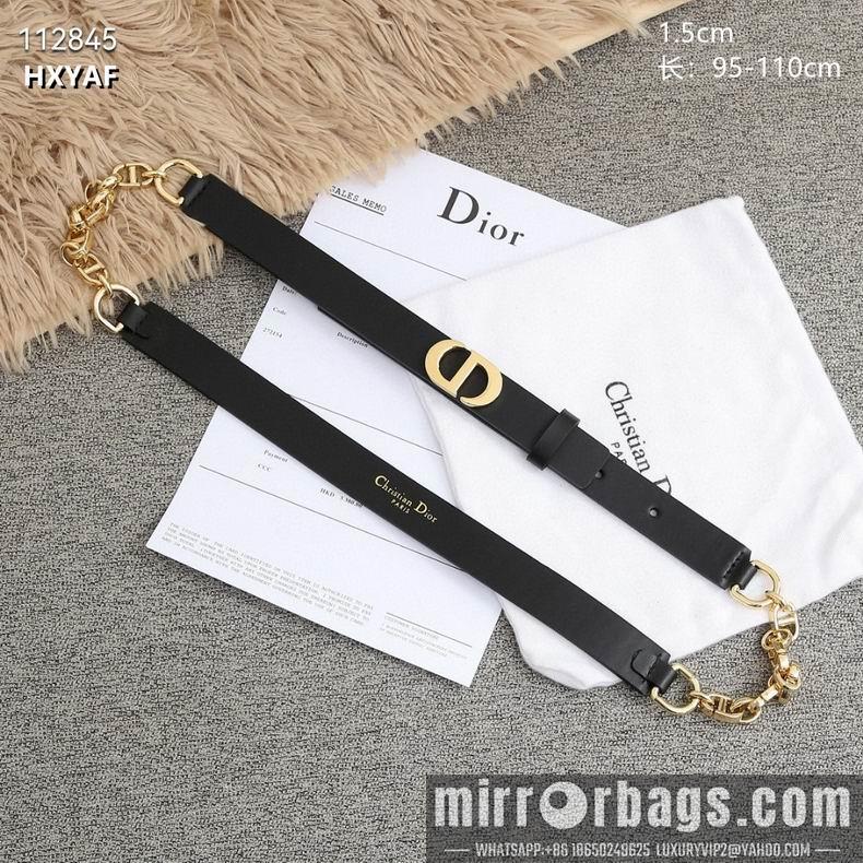Replica Dior belt 15mmX95-110cm 8L04