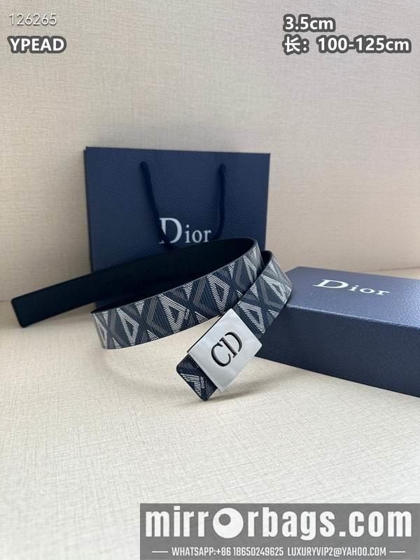 Replica Dior belt 35mmX100-125cm 8L28