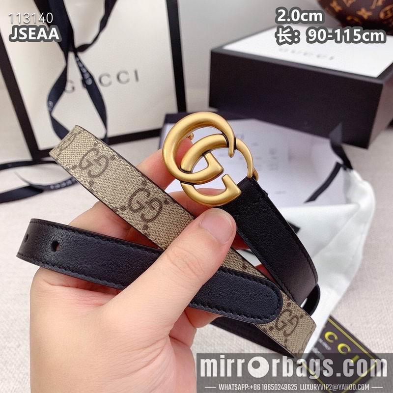 Replica Gucci belt 20mmX90-115cm 8L15