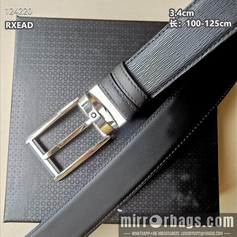 Replica Montblanc belt 34mmX100-125cm 8L05
