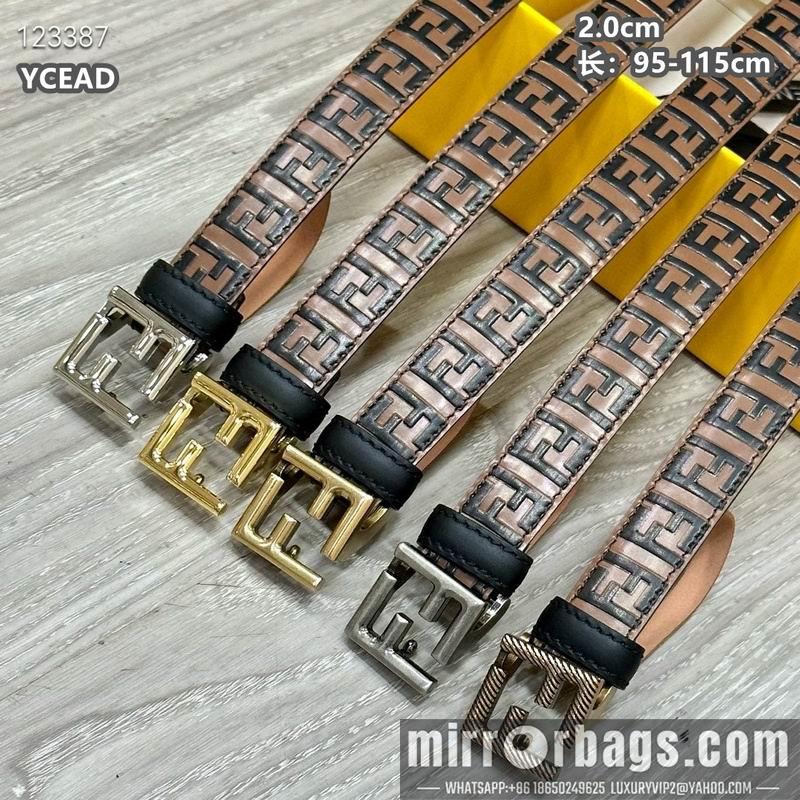 Replica Fendi belt 20mmX95-115cm 8L14
