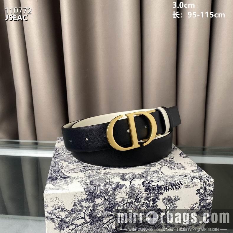 Replica Dior Belt 30mmX95-115cm 8L08