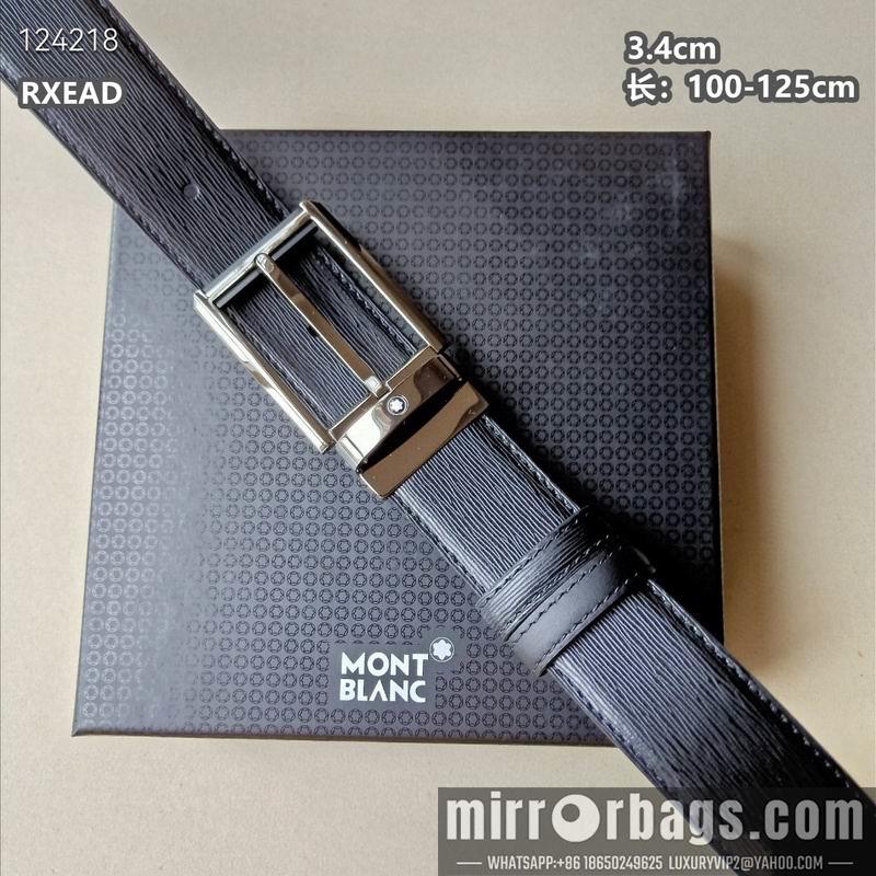 Replica Montblanc belt 34mmX100-125cm 8L05