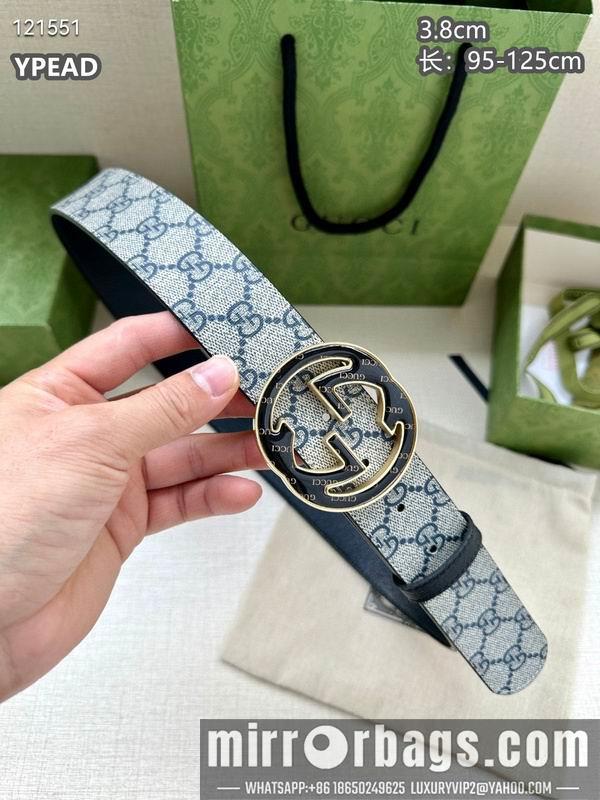 Replica Gucci belt 38mmX95-125cm 8L13