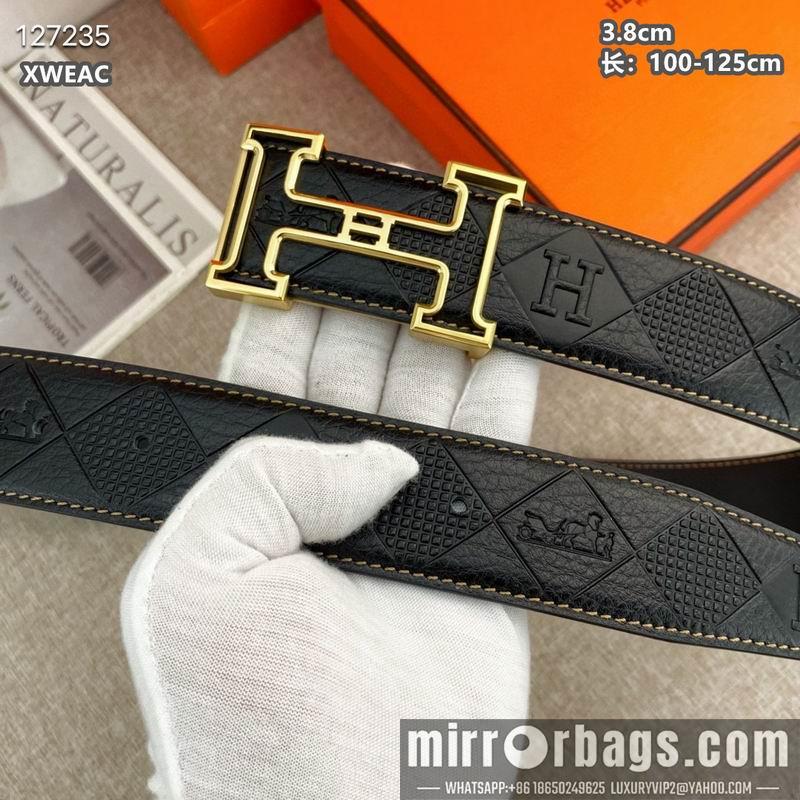 Replica Hermes belt 38mmX100-125cm 8L46