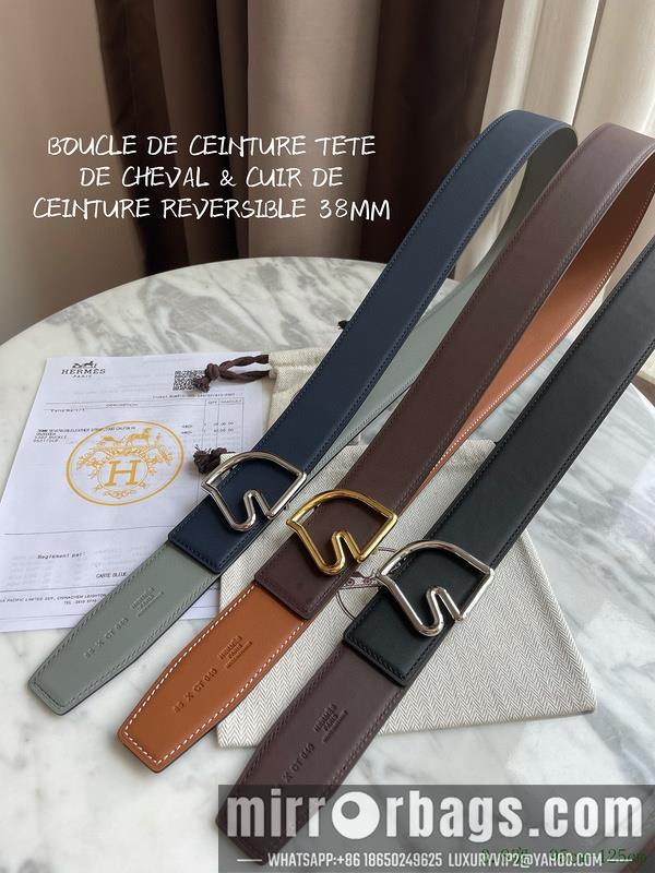 Replica Hermes Belt 38mmX95-125cm 7D47