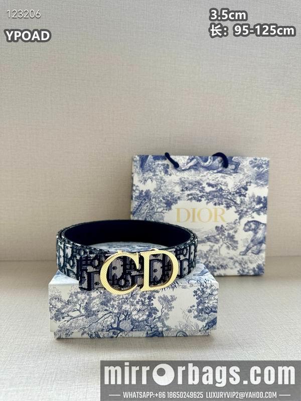 Replica Dior belt 35mmX95-125cm 8L23