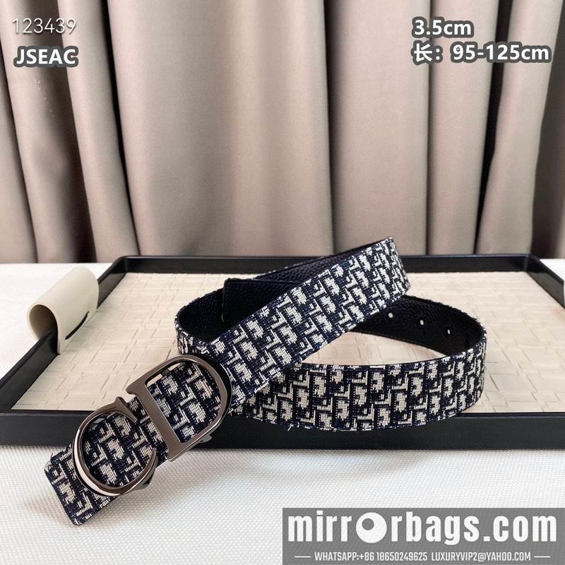 Replica Dior belt 35mmX95-125cm 8L24