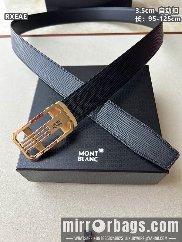 Replica Montlanc belt 35mmX100-125cm 8L77