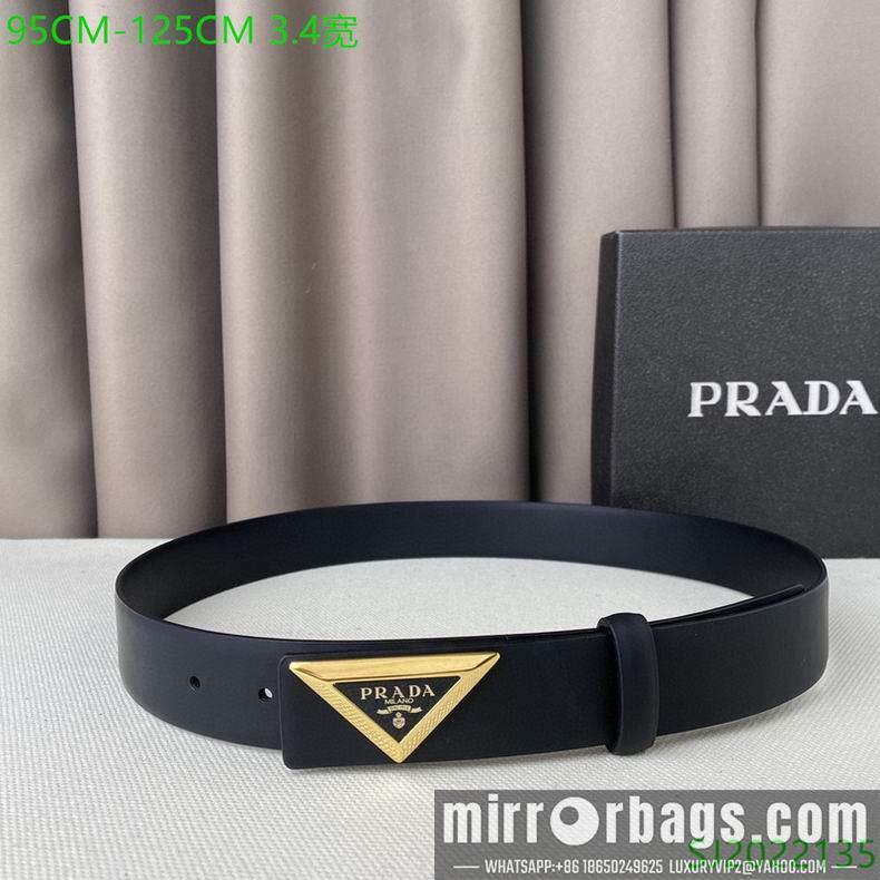 Replica Prada Belt 34mmX95-125cm 7D04